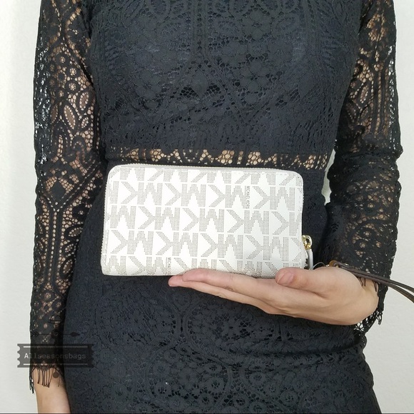 Nwt Michael Kors Large Jet st travel phone case - Picture 5 of 6